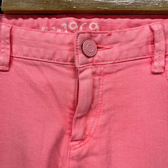 Gap Kids 1969 Jeans Girls 14 Neon Pink Super Skinny Skimmer Stretch adjustable w - Picture 4 of 16